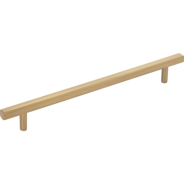 Jeffrey Alexander 192 mm Center-to-Center Satin Bronze Square Dominique Cabinet Bar Pull 845-192SBZ - main